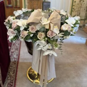 Aranjament cristelnita cu funda